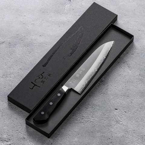 Minamotokotetsu Sweaden Steel Santoku 180mm