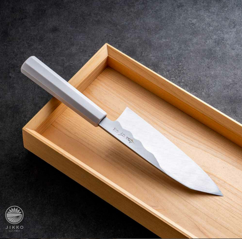 GION AOHAGANE KATABA KIRITSUKE SANTOKU 180mm