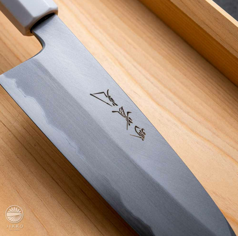 GION AOHAGANE KATABA KIRITSUKE SANTOKU 180mm