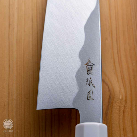 GION AOHAGANE KATABA KIRITSUKE SANTOKU 180mm