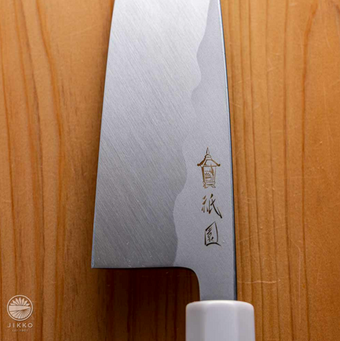 GION AO Kiritsuke Deba knife 150mm